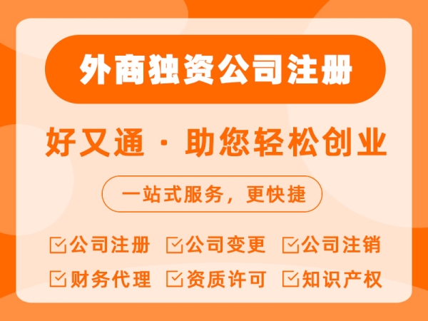  外商独资公司注册