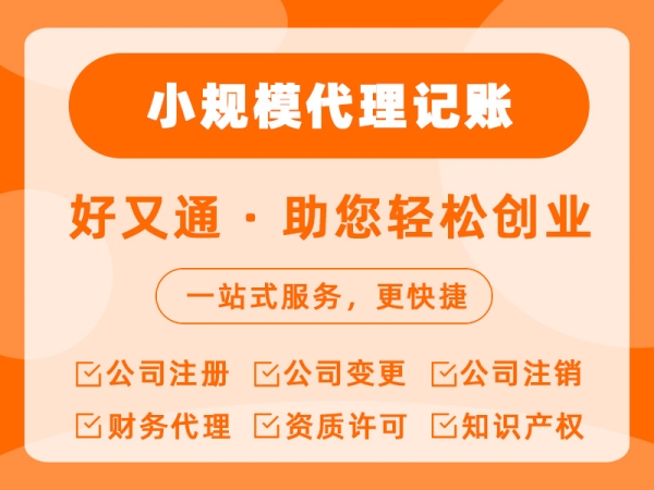 小规模代理记账